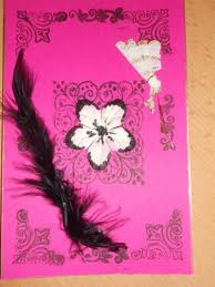 Decorated and stuffed matchbox Black/Pink
