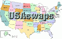 USA swaps: Postcard Bag/Envelope