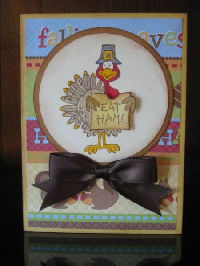 Happy Turkey Day.....Handmade Card