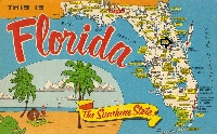 Where do you live? FL State Map Postcard Swap