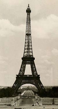 Vintage ATC w/ Eiffel Tower #4