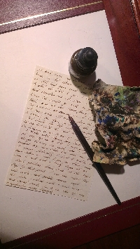 Dip Pen Letter- December 2012