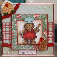 Gingerbread Man....Handmade card