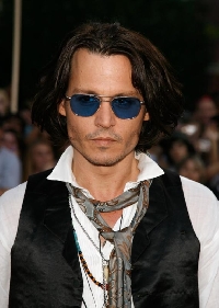 Johnny Depp Postcard