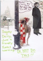 TPD: Altered Postcard with a Funny Saying