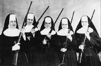 Nun with a gun
