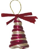 Handmade christmas card and edible ornaments - USA