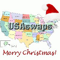 USAswaps: Christmas Inchies 6 inchies x 2 partners