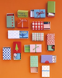 Cardmakers matchbox and Shaped Card  --INT
