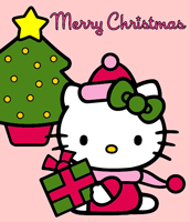 Hello Kitty - Pick a December Holiday ATC