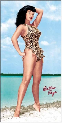 Pin Up Girl ATC: Bettie Page #2