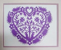 PP*My Purple Valentine ATC*
