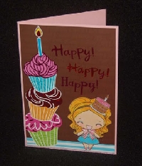 HC: Happy Birthday card (Receiver's color choice)