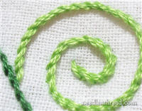 Embroidery Lessons - Stem Stitch