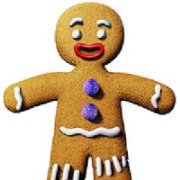 Mail art---Gingerbread man