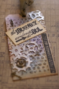 AB: Tim Holtz altered art tags - January