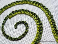 Embroidery Lessons - Chain Stitch