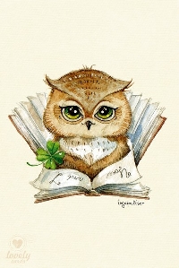 Owl postcard 