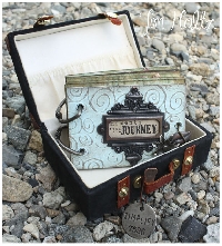 Tim Holtz ATC: Journey (for Beverly and Vanne)