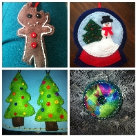 Felt Christmas Ornament Swap #3