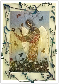 Angel postcard