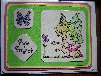 Unicorns..Pixies..Fairies handmade card