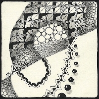 Zentangle book~ Boomerangs pattern