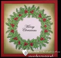 HM - Decorate a Wreath Christmas Card