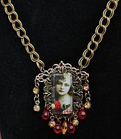 Altered Art Necklace-Profile Based