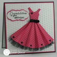 H/M Dress Birthday Card