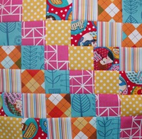 Bold Colored Quilt Block #2