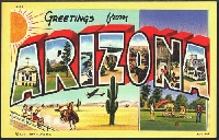 Arizona Postcard swap