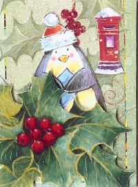 Recycled Christmas Card ATCs - UK only