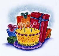 June/Gemini Birthday Greeting Card and Gift!