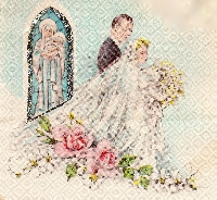 EASU: Vintage wedding ATC