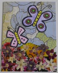 ButterFly and Flower ATC