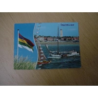Postcard with flag
