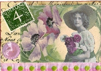 Postage Stamp ATC