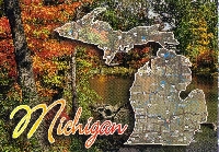 Michigan Postcard swap