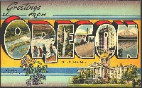 Oregon postcard swap