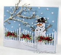 HM Snowman Christmas Card