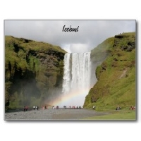 Waterfall postcard