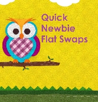 Quick Newbie 5 flat things Swap #1