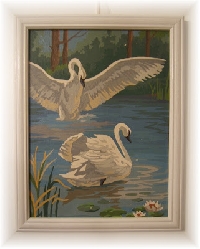 Vintage Swan ATC