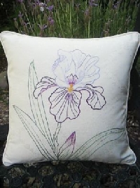 BOM Floral Hand Embroidery #2 IRIS