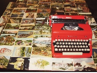 Vintage Market: postcards in an envie
