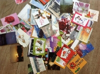 10 unwritten postcards in an envelope [september]