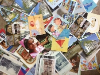 3 unwritten postcards in an envelope [september]