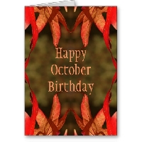 USA Only~Happy October ~I Want That Birthday~