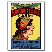 Vintage fortune teller atc